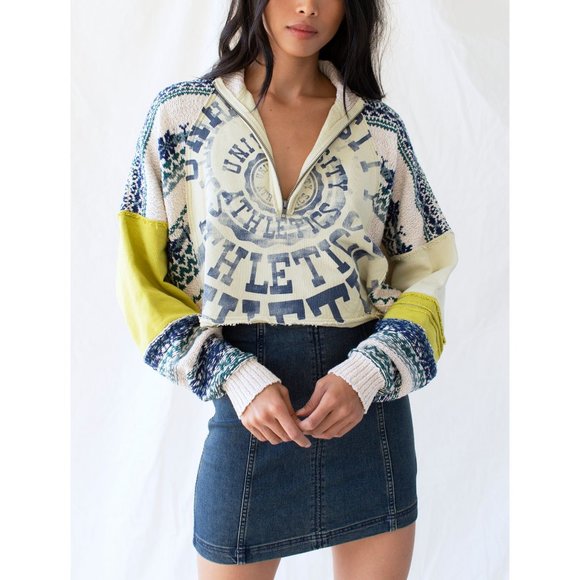 Free People Tops - NWT Free People Aspen Pullover / Mountain Combo